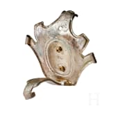 An Imperial German Saxon Guard Reiter officer's shield and base for parade lion
