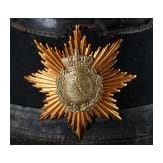 A shako for Saxon Fusilier Regiment 108 Enlisted Men, with cover