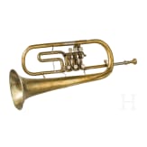 Fl&uuml;gelhorn des K&ouml;niglich S&auml;chsischen Infanterie-Regiments Nr. 105, datiert 1908