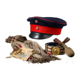 Schirmm&uuml;tze, Feldbinde und Paradesch&auml;rpe f&uuml;r Offiziere der w&uuml;rttembergischen Armee