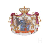K&ouml;nig Wilhelm I. von W&uuml;rttemberg (1781 - 1864) - zwei KPM-Kaffeegedecke mit dem kgl. Wappen, um 1816/17
