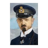 Portraitgem&auml;lde des "Piraten des Kaisers", Kapit&auml;nleutnant Nikolaus Graf zu Dohna-Schlodien