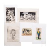 Emil Rumpf (1860 - 1948) - Skizzen und grafische Entw&uuml;rfe, meist 19. Jhdt.