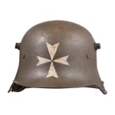 Stahlhelm M 16 mit Freikorpszeichen