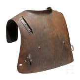 Oberteil eines Grabenpanzers f&uuml;r Soldaten in vorderster Linie, 1916 - 1918