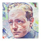 Egon Tschirch (1889 - 1948) - Portrait seines Bruders, Fliegerleutnant Hans Tschirch, datiert Mai 1918