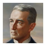Portraitgem&auml;lde des erfolgreichsten U-Boot-Kommandanten im Ersten Weltkrieg, Kapit&auml;nleutnant Lothar von Arnauld de la Peri&egrave;re