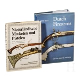 Zwei Standardwerke zu niederl&auml;ndischen Feuerwaffen, DE/EN