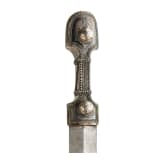A silver mounted kinzal, Ottoman Empire, late 19th to early 20th century
