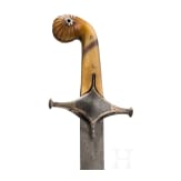 Shamshir mit feiner Klinge aus Wootzdamast, osmanisch/persisch, um 1800