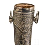 Kandjar mit niellierter Silberscheide, Turkestan, datiert 1899
