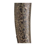 Kandjar mit niellierter Silberscheide, Turkestan, datiert 1899