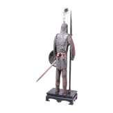 An armoured Indian warrior, circa 1800