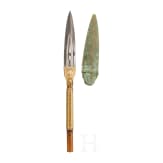 Goldtauschierter Speerkopf, Rajastan, um 1800