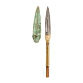 Goldtauschierter Speerkopf, Rajastan, um 1800