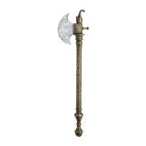 Tabar (Streitaxt) mit Bronzeschaft, S&uuml;dindien, um 1800