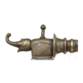 Tabar (Streitaxt) mit Bronzeschaft, S&uuml;dindien, um 1800