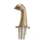 Goldtauschierter Kandschar, Indien, 19. Jhdt.