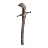 Shamshir mit silbertauschiertem Gef&auml;&szlig;, Nordindien, um 1800