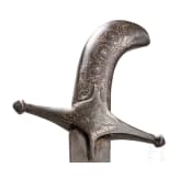 Shamshir mit silbertauschiertem Gef&auml;&szlig;, Nordindien, um 1800