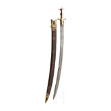 Tulwar mit vergoldetem Silbergef&auml;&szlig;, Indien, um 1800