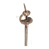 Khanda mit silberplattiertem Griff, Indien, um 1800