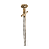 Goldtauschierter Khanda, Indien, 20. Jhdt.