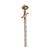 Goldtauschierter Khanda, Indien, 20. Jhdt.