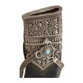 Schwerer Kukri mit reich verzierter Scheide, Nepal, um 1900