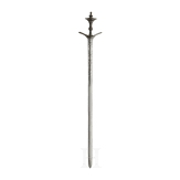 A Nepalese gold and silver-damascened khanda, 18th century