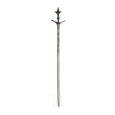 A Nepalese gold and silver-damascened khanda, 18th century