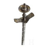 A Nepalese gold and silver-damascened khanda, 18th century