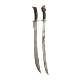 Two Chinese dao, circa 1900