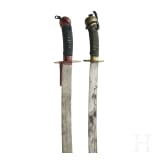 Two Chinese dao, circa 1900