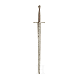An executioner's sword, historicism in the style of the 17th century