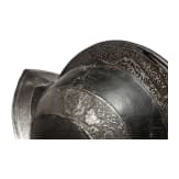 Schwarzwei&szlig;er Halbharnisch mit ge&auml;tzten R&auml;ndern, s&uuml;ddeutsch, um 1560