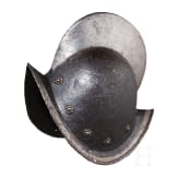 Schwarz-wei&szlig;er Morion, N&uuml;rnberg, um 1580