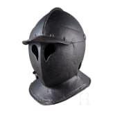 A northern Italian Savoyard cuirassier helmet, circa 1600