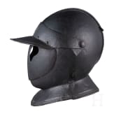 A northern Italian Savoyard cuirassier helmet, circa 1600