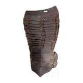 A left cuisse of a North German or Dutch cuirassier's armour, circa 1630/40