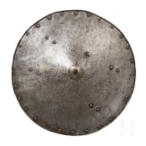 A bulletproof iron rondache, Nuremberg, circa 1590