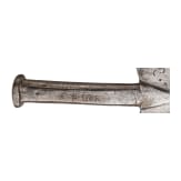 An German iron butcher's hatchet, 16th/17th century