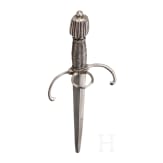 Linkhanddolch mit originaler Scheide, deutsch, um 1600