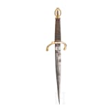 Linkhanddolch mit vergoldetem Gef&auml;&szlig;, deutsch, um 1620