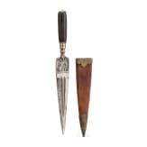 Dolch mit Scheide, Ligurien, um 1800