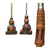Besteck, alpenl&auml;ndisch und L&ouml;ffel, orientalisch, 19. Jhdt.