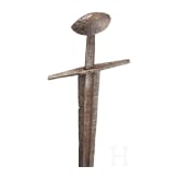 Ritterliches Schwert mit Klingeneinlagen, deutsch, 1. H&auml;lfte 12. Jhdt.