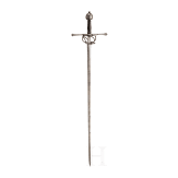 Reitschwert mit Stichklinge, deutsch, um 1560