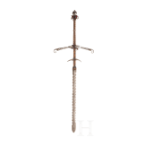 Gro&szlig;er Bidenh&auml;nder mit geflammter Klinge, s&uuml;ddeutsch/Schweiz, um 1580