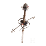 Gro&szlig;er Bidenh&auml;nder mit geflammter Klinge, s&uuml;ddeutsch/Schweiz, um 1580